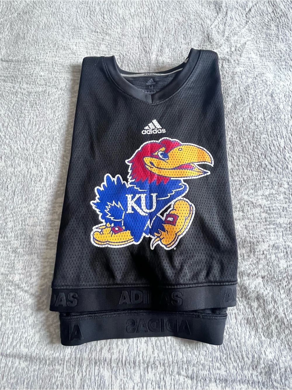adidas Black Performance Crewneck with Subtle Logo - Picture 4 of 4